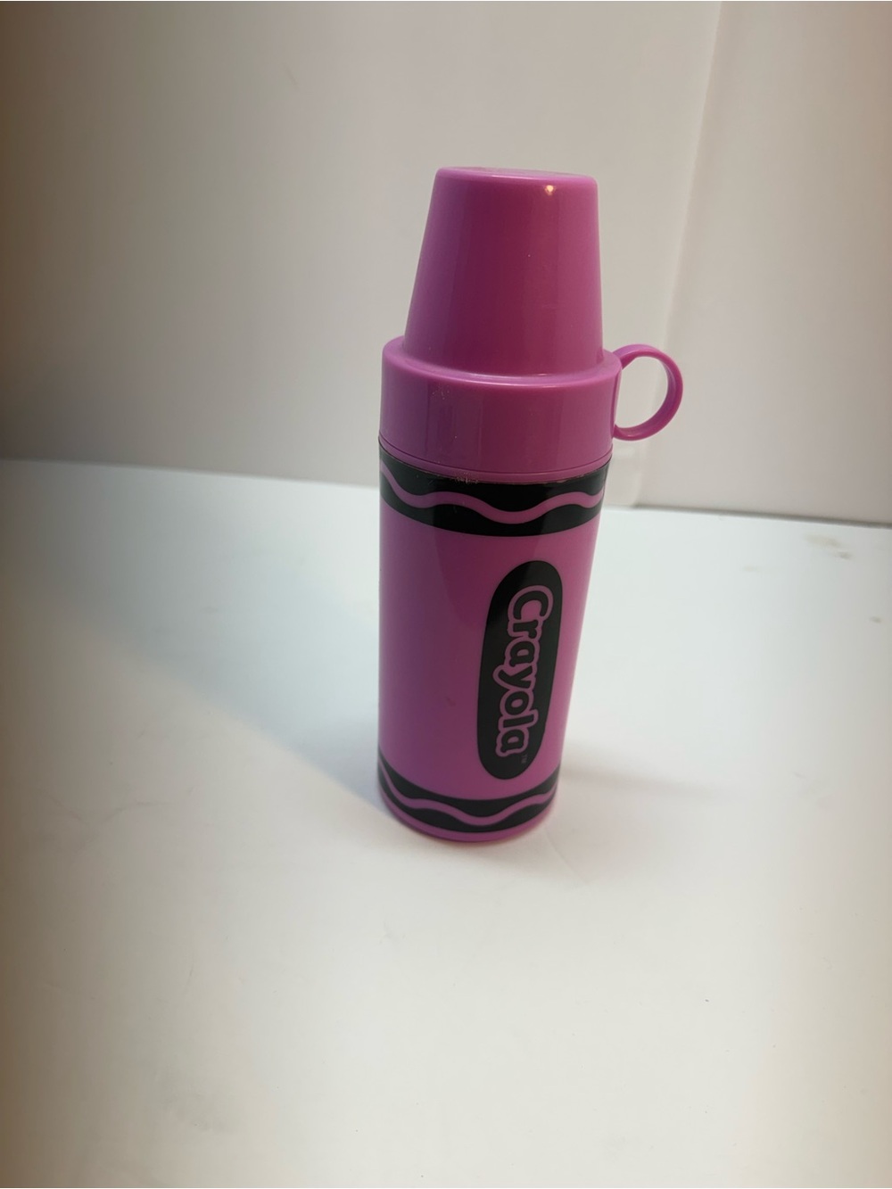 Crayola Purple-Pink Crayon Bottle with Black Accents